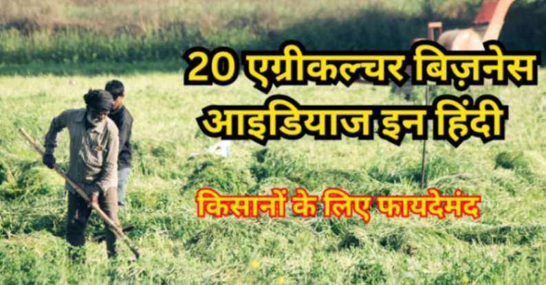 20 एग्रीकल्चर बिज़नेस आइडियाज इन हिंदी किसानों के लिए फायदेमंद 2024 (1)